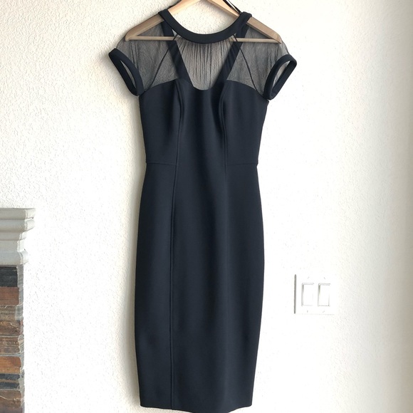 Maggy London Illusion Midi Dress (only worn once) - Picture 2 of 8